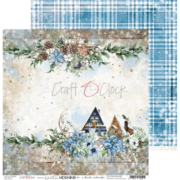 Assortiment papier scrapbooking Craft O Clock Winter Treasure 6fe 30x30