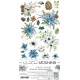 Assortiment papier scrapbooking Craft O Clock Winter Morning - Flowers extra set 15x30