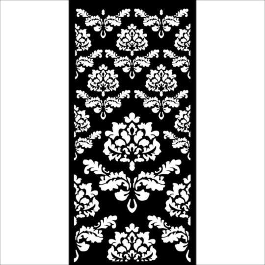Pochoir scrapbooking Tapisserie Stamperia 12x25cm