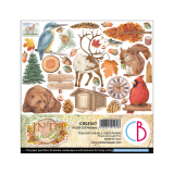 Papier scrapbooking assortiment Ciao Bella Into the Wild 24fe 15x15 