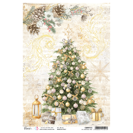 Papier de riz Ciao Bella A4 My Christmas Tree