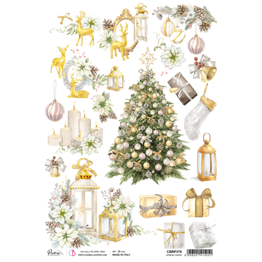 Papier de riz Ciao Bella A4 Spread Cheer