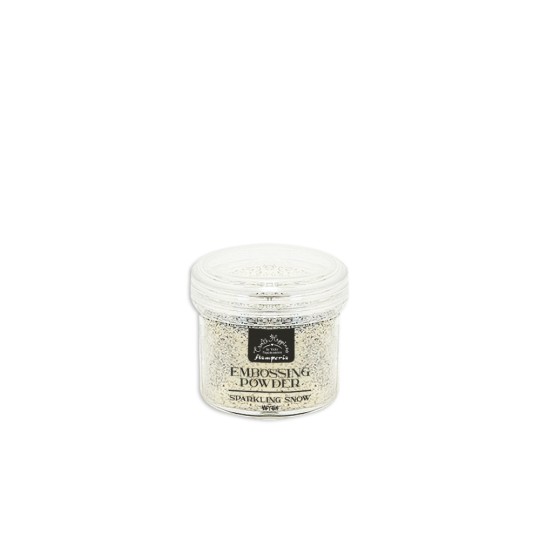 Poudre à embosser Neige scintillante Stamperia 18gr