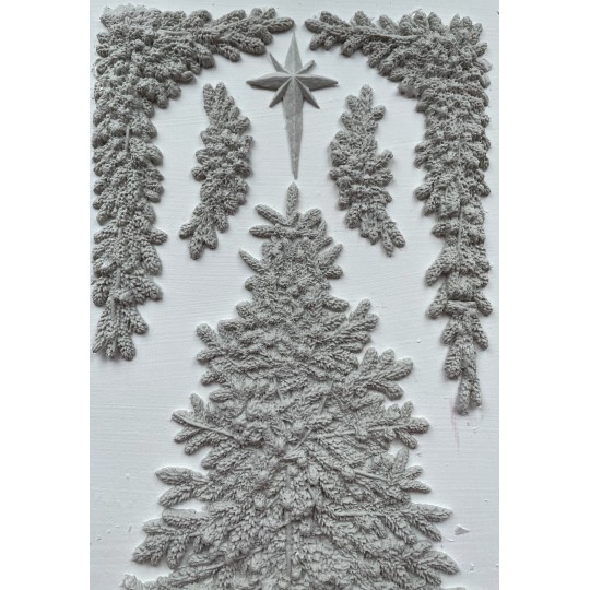 Moule décoration IOD en silicone O Christmas Tree