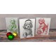 Tampons IOD Clear Stamps Christmas Pups