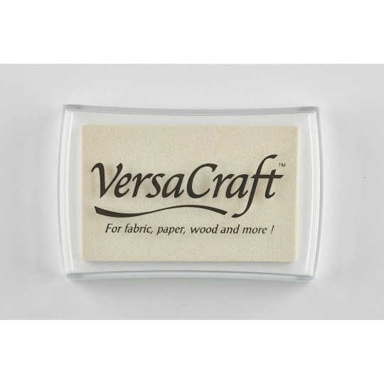Encre tampon Versacraft blanc pour embossage 
