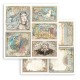 Papier scrapbooking assortiment Stamperia 10f 30x30  Songs of the Sea