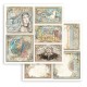 Papier scrapbooking assortiment Stamperia Songs of the Sea 10f 30x30