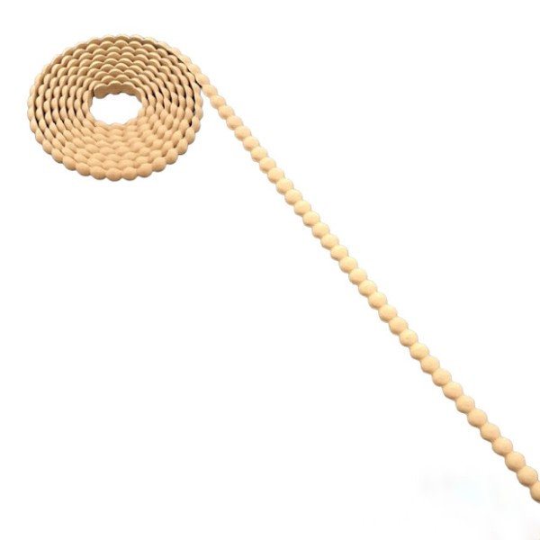 Moulure décorative en longueur flexible frise de perles 1,1x215cm