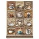 papier de riz Coffee and Chocolate tags avec tasses Stamperia A4