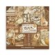 Papier scrapbooking Coffee and Chocolate Stamperia 10f 20x20 assortiment