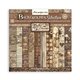 Papier scrapbooking Backgrounds Selection - Coffee and Chocolate Stamperia 10f 20x20 assortiment