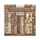 Papier scrapbooking assortiment Stamperia Backgrounds Selection Coffee and Chocolate 10f 30x30