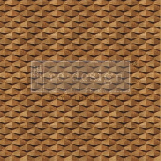 Papier fibre pour découpage Redesign A1 Timber Luxe 58x83cm