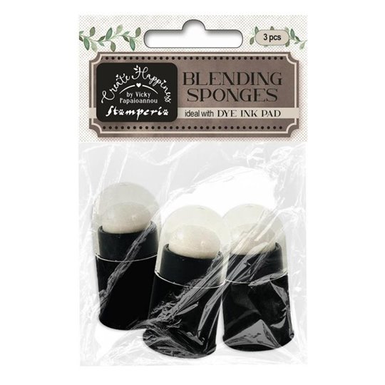 Tampons applicateur en mousse pour doigt x3 Stamperia