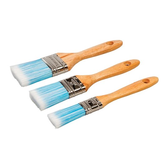 Lot de 3 pinceaux Plats Peinture