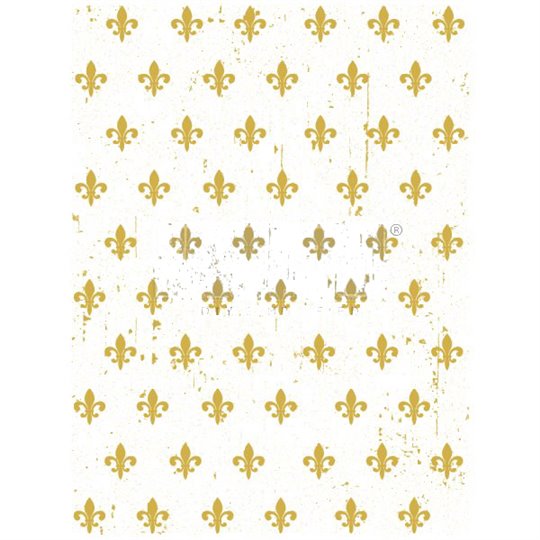 Transfert pelliculable Fleur de Lis Redesign 45x60cm