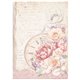 Papier de riz Romance Forever clock Stamperia A4