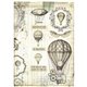 Papier de riz Voyages Fantastiques balloon Stamperia A4