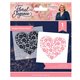 Tampon clear Elegant Floral Heart Crafter's Companion