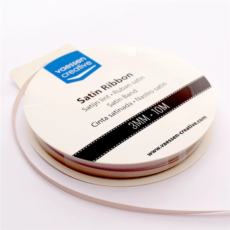 Rouleau Ruban Satin Blanc 25mm X 45m - Pour Emballage Cadeaux, Décorations - Brillant Des Deux Côtés