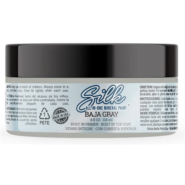 Peinture Silk Dixie Belle 118ml 4oz Baja Gray