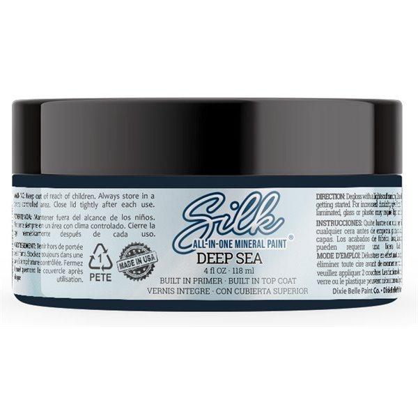 Peinture Silk Dixie Belle 118ml 4oz Deep Sea