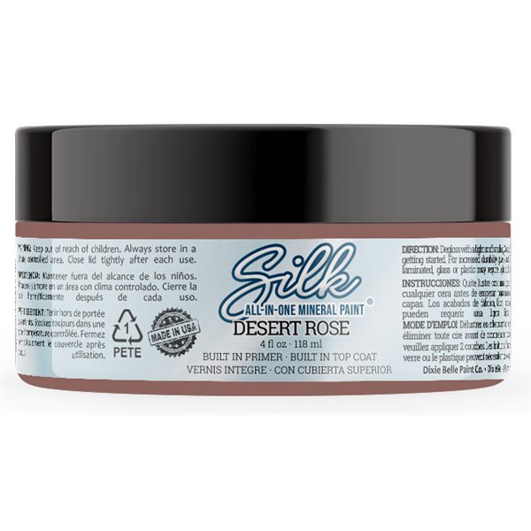 Peinture Silk Dixie Belle 118ml 4oz Desert Rose