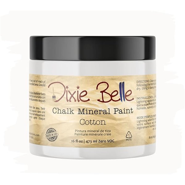 Peinture Dixie Belle Cotton 4oz 118ml