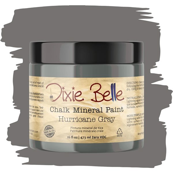 Peinture Dixie Belle Hurricane Gray 4oz 118ml