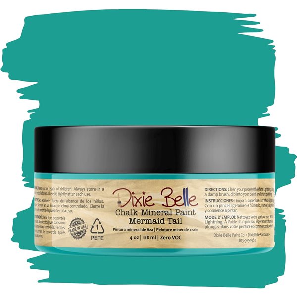 Peinture Dixie Belle Mermaid Tail 4oz 118ml