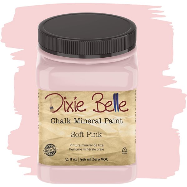 Peinture Dixie Belle Soft Pink 4oz 118ml