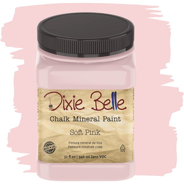 Peinture Dixie Belle Soft Pink 8oz 237ml