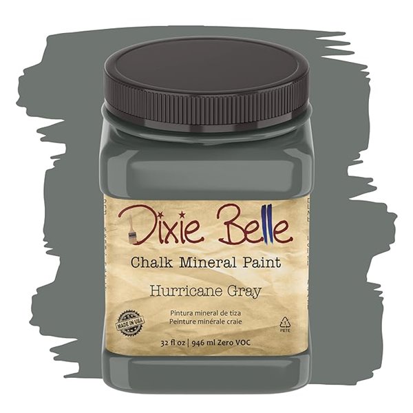 Peinture Dixie Belle Hurricane Gray 8oz 237ml