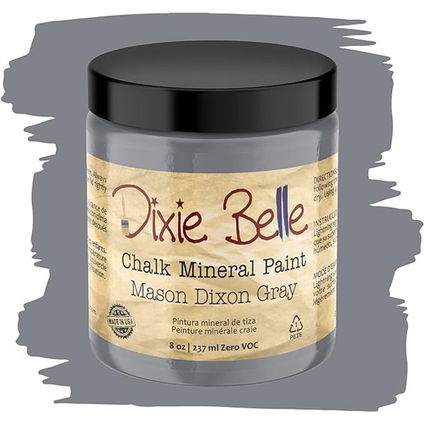 Peinture Dixie Belle Mason Dixon Gray 8oz 237ml