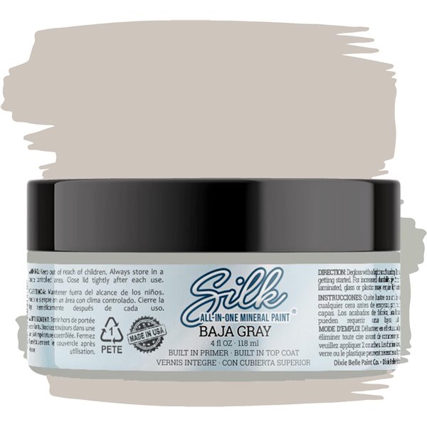 Peinture Silk Dixie Belle Baja Gray 4oz 118ml