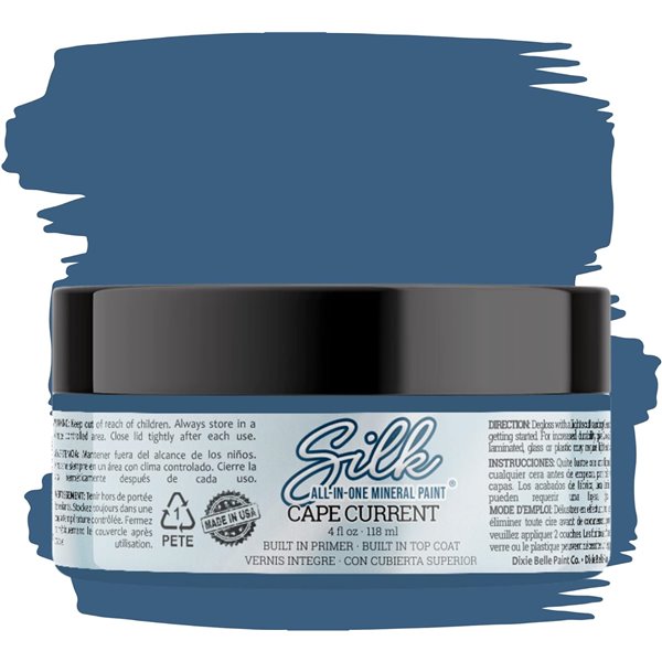 Peinture Silk Dixie Belle Cape Current 4oz 118ml