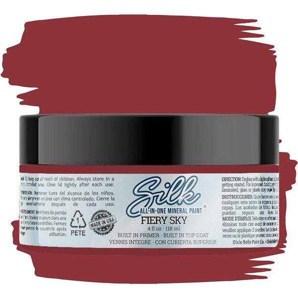 Peinture Silk Dixie Belle Fiery Sky 4oz 118ml