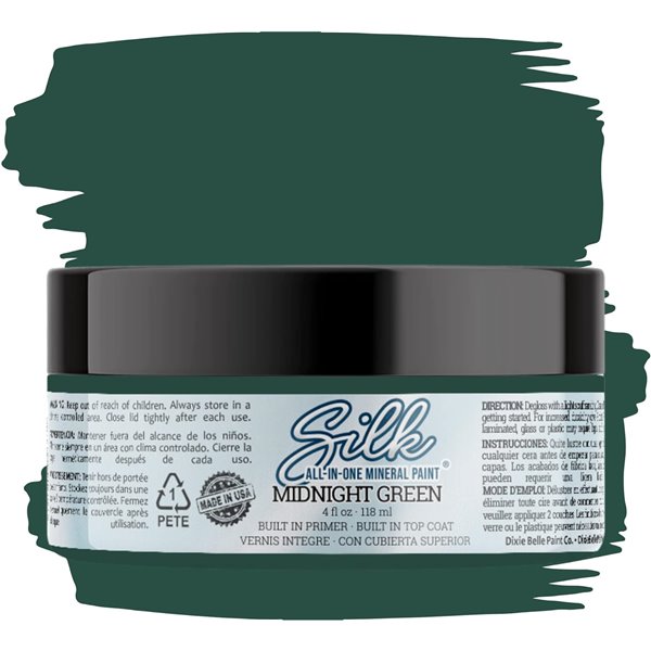 Peinture Silk Dixie Belle Midnight Green 4oz 118ml