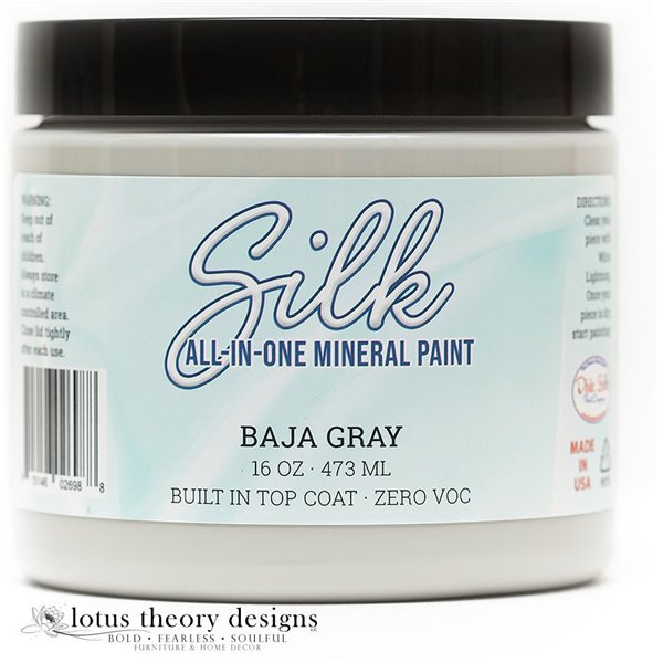 Peinture Silk Dixie Belle Baja Gray 16oz 473ml