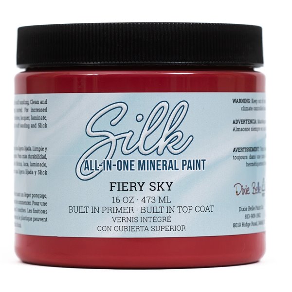 Peinture Silk Dixie Belle Fiery Sky 16oz 473ml