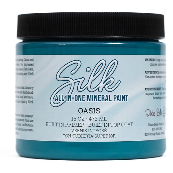 Peinture Silk Dixie Belle Oasis 16oz 473ml