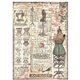 Papier de riz Stamperia Brocante Antiques mannequin A4