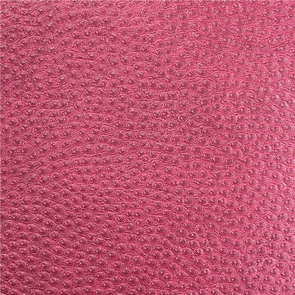 Papier simili cuir reptile Fushia en relief 50x70cm