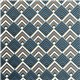 Papier indien motifs Niche bleu or blanc