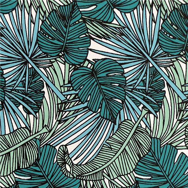 Papier indien Motifs Feuilles Tropicales