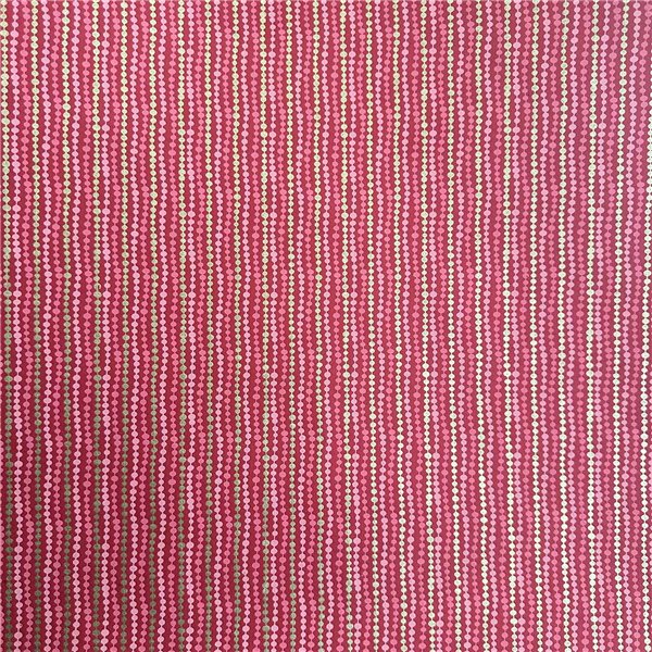 Papier indien chase fond rouge motifs rose ligne rose or