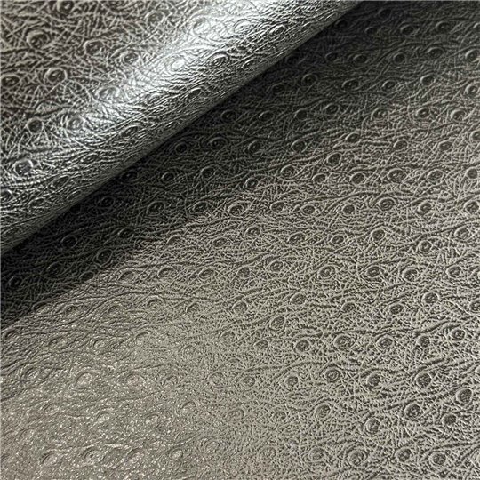 Papier Skivertex® ostra simili cuir autruche gris foncé 50x70cm