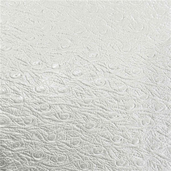 Papier Skivertex® ostra simili cuir autruche blanc 50x70cm