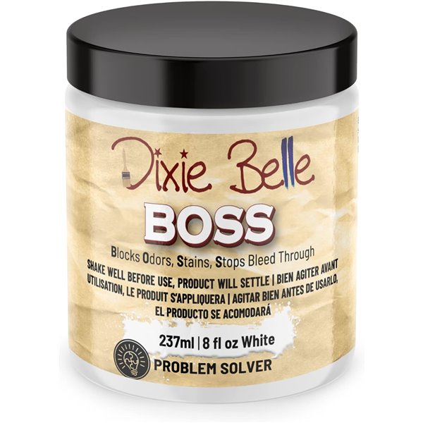 BOSS Dixie Belle Sous couche d’accroche isolante blanc 8oz 237ml